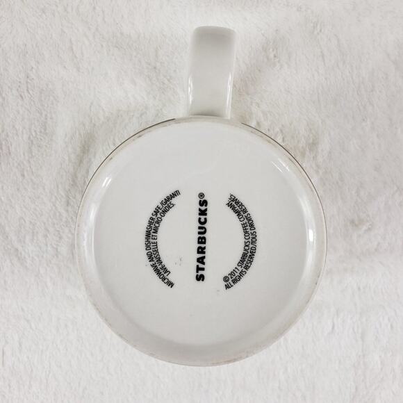 Starbucks 2011 Las Vegas Mug City Series Ceramic Coffee Cup Brown Micro DW Safe - Picture 6 of 7